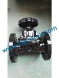 BS/API cast iron wire PTFE diaphragm valve